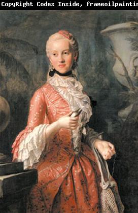 Pietro Antonio Rotari Portrait of Marie Kunigunde of Saxony (1740-1826), Abbess of Thorn and Essen, daughter of Augustus III of Poland